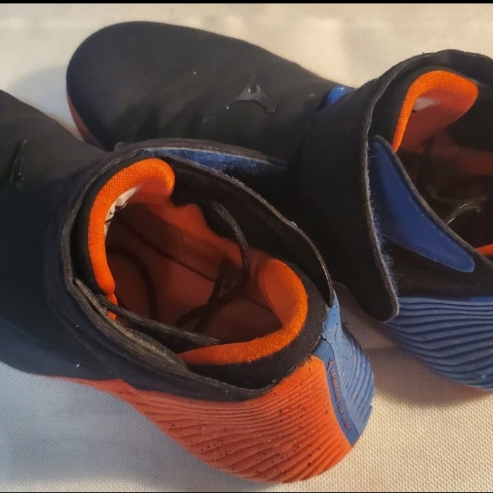 Nike Jordan Why Not Zero 1 Black Orange Blue Basketball Shoes AA2510-015.